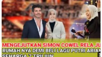 Cek Fakta : Demi Karier Putri Ariani, Simon Cowell Rela Menjual Rumah Mewahnya?