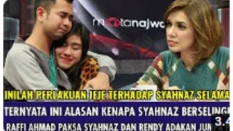 Cek Fakta: Raffi Ahmad meminta Syahnaz Sadiqah dan Rendy Kjaernett Secepatnya Menggelar Jumpa Pers Terkait Dugaan Selingkuh