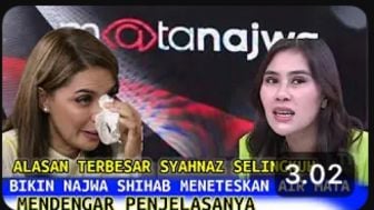 CEK FAKTA: Najwa Shihab Menjerit saat Syahnaz Sadiqah Klarifikasi Alasan Berselingkuh dengan Rendy Kjaernett