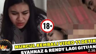 Cek Fakta: Video Syur 11 Detik Syahnaz Sadiqah dan Rendy Kjaernett Terekam CCTV Hotel