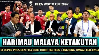 Cek Fakta: Ketum PSSI Murka, Erick Thohir Tantang Langsung Timnas Malaysia di Depan Presiden FIFA, Benarkah?