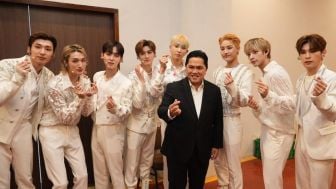 Erick Thohir Unggah Foto dengan Boy Group XODIAC, Netizen Tagih Bereskan Urusan Wasit