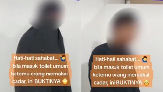 Viral Video Pria Bercadar Masuk ke Toilet Wanita di Daerah Bandung, Netizen: Bikin Parno!