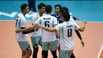 Timnas Voli Indonesia Tempati Posisi 9 Usai Kalahkan Thailand di AVC Senior Men's Volleyball Championship