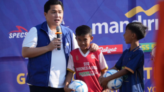 Hadiri GFF di Yogyakarta Erick Thohir Tegaskan Anak-Anak Serius berlatih: Bukan Sekedar Ikut-ikutan
