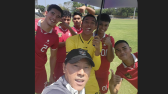 Momen Shin Tae Yong Berbagi Cerita saat Bersama Timnas Indonesia U-23 dalam Kualifikasi Piala Asia U-23