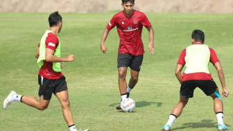 Jelang Keberangkatan ke China, Timnas Indonesia U-24 Jalani Latihan