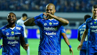 David da Silva Sukses Torehkan Hattrick saat Persib Bandung Lawan Persita Tangerang, Bobotoh: Sempurna pake Kepala, Kaki Kanan dan Kiri