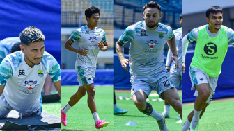 Empat Punggawa Timnas Sudah Gabung Latihan Bersama Persib Bandung