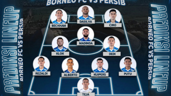 Prediksi Starting Line Up Persib Bandung vs Borneo FC Malam Nanti, Ujung Tombak Tetap DDS!