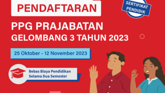 PPG Prajabatan Gelombang 3 2023 Dibuka, Simak Syarat dan Program Studinya