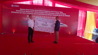 SMPN 3 Ngamprah Bandung Barat Terima Bantuan Penunjang Pembelajaran dari China Railway Rolling Stock Corporation