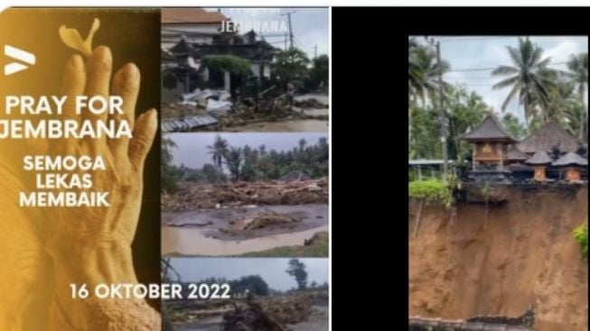 Banjir dan Longsor Terjang Bali, Tagar Pray for Bali jadi Trending, Warganet: Semoga Tidak Ada Lagi Korban