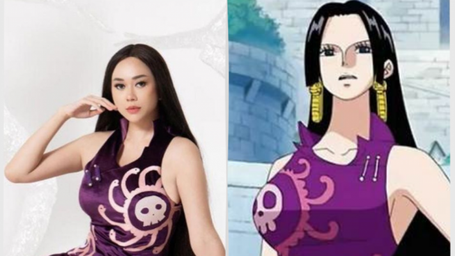 Aura Kasih Cosplay Boa Hancock dari Anime One Piece, Netizen: Cocok Banget