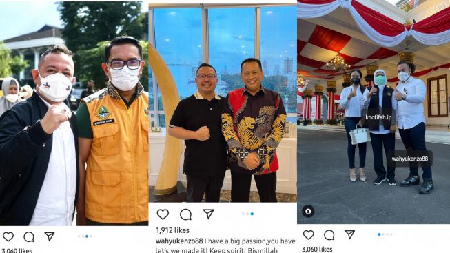 Terlihat Dekat dengan Ketua MPR RI, Gubernur Jatim hingga Kang Emil, Tak Bisa Bebaskan Wahyu Kenzo dari Tuntutan Hukum!