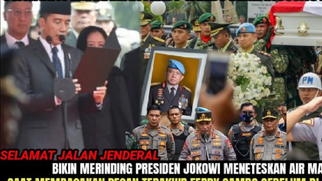 CEK FAKTA: Presiden Jokowi Meneteskan Air Mata saat Membaca Pesan Terakhir Ferdy Sambo Sebelum Dieksekusi? Simak Penjelasannya