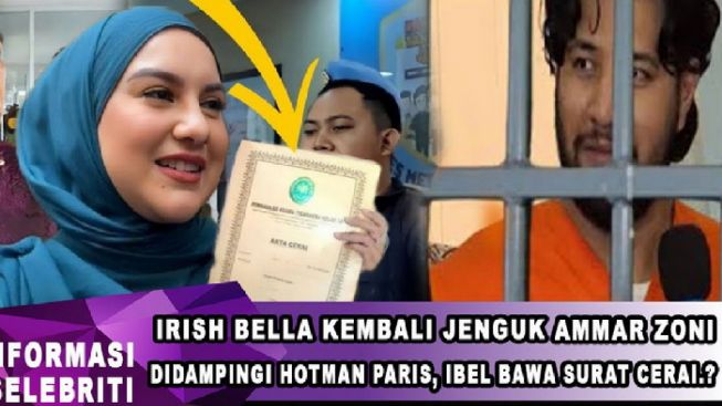 CEK FAKTA: Temui Ammar Zoni, Irish Bella Bawa Surat Cerai hingga Didampingi Hotman Paris? Simak Kebenarannya di Sini