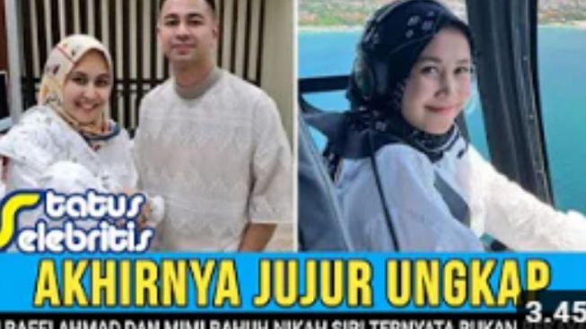 Benarkah Pernikahan Raffi Ahmad dengan Mimi Bayuh Bukan Rekayasa? Cek Faktanya