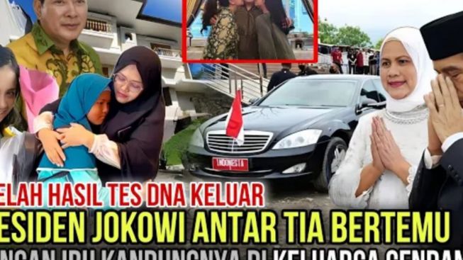 CEK FAKTA: HARI INI! Tia Pemulung Cantik Sudah Diakui Keluarga Cendana, Presiden Jokowi Antar Langsung ke Istana