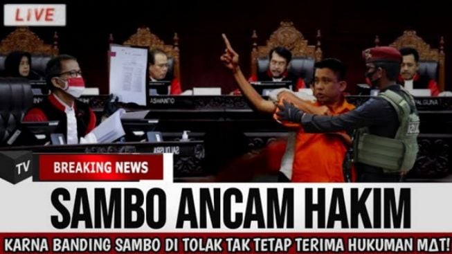 Cek Fakta: Ferdy Sambo Ancam Lakukan Ini kepada Hakim Setelah Bandingnya Ditolak?