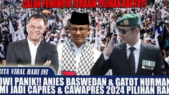 CEK FAKTA: Anies Baswedan Gandeng Gatot Nurmantyo untuk Lawan Ganjar Pranowo di Pilpres 2024, Benarkah?