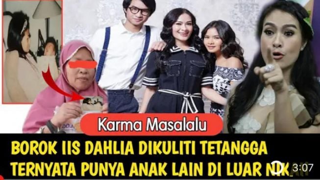 Cek Fakta: Karma! Dibongkar Tetangga, Iis Dahlia Ternyata Punya Anak di Luar Nikah