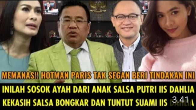 Cek Fakta: Menegangkan! Detik-detik Suami Iis Dahlia Bertengkar Hebat dengan Kekasih Sashadilla