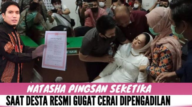 Natasha Rizky Alami Pingsan ketika Tahu Desta Mahendra Menggugat Cerai? Cek Fakta Kebenarannya Yuk