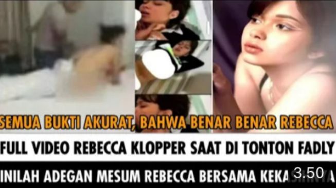 Tangis Rebecca Klopper Pecah saat Fadly Faisal Putar Video Syur 47 Detik, Cek Faktanya