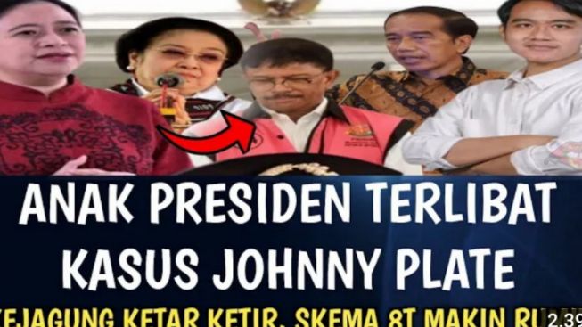 CEK FAKTA: Anak Megawati Terlibat dalam Kasus Korupsi BTS Kominfo Johnny G Plate?
