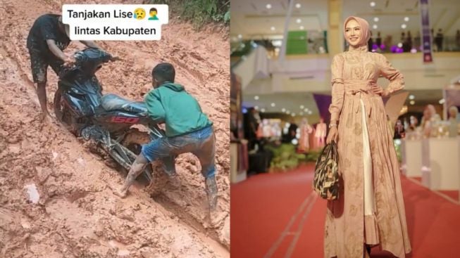 Innalillahi, Jalan Berlumpur di Taliabu Viral, Istri Bupati Aliong Malah Pamer Tas Mewah: Ironi