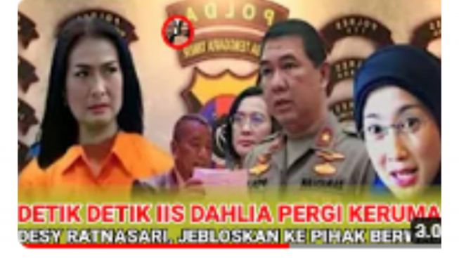 CEK FAKTA: Iis Dahlia Ditangkap usai Labrak Desy Ratnasari Soal Kedekatannya dengan Satrio Dewandono?