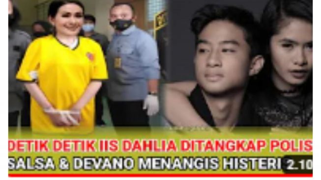 CEK FAKTA: Kedua Anak Iis Dahlia Histeris Melihat Ibunya Ditangkap Polisi karena Dilaporkan oleh Desy Ratnasari?