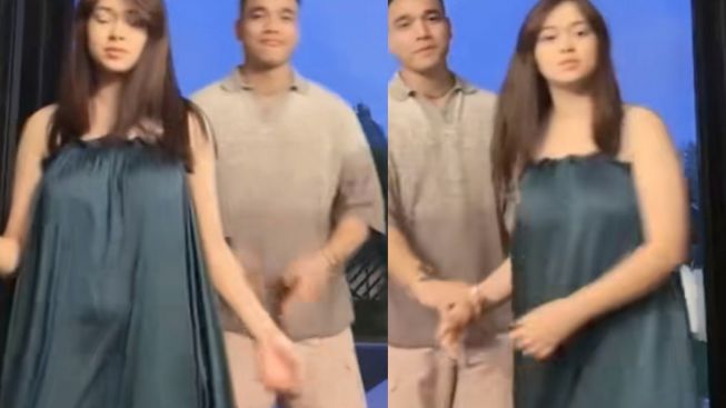 Netizen Komentari Baju Rebecca Klopper saat Joget Bareng Fadly Faisal, Dinilai seperti Ibu Hamil?