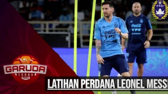 CEK FAKTA: Jelang Argentina vs Timnas Indonesia, Lionel Messi Ternyata Latihan Terpisah di GBK?