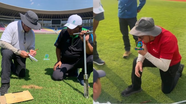 FIFA Inspeksi 31 Lapangan untuk Piala Dunia U-17: Tak Cuma Rumput, Tanah pun Dicium!