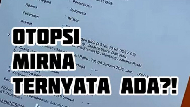 Unggahan Deddy Corbuzier soal Surat Autopsi Mirna Salihin jadi Sorotan Netizen: Dokumen Resmi tapi Banyak Typo