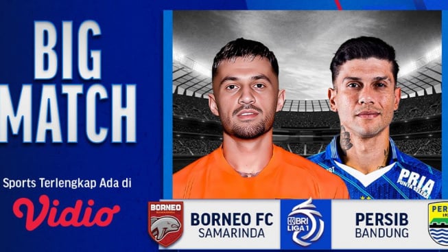 Jadwal dan Link Live Streaming Pertandingan Antara Borneo FC vs Persib Bandung BRI Liga 1