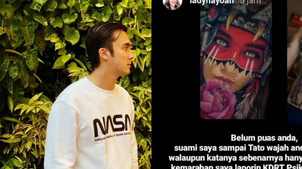 Tato Di Punggung Rendy Kjaernett Diganti Dengan Wajah Lady Nayoan