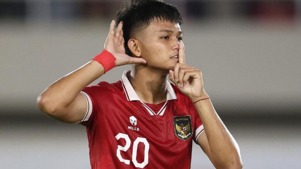Arti Selebrasi 'Diam' Hokky Caraka saat Cetak Gol untuk Timnas U23