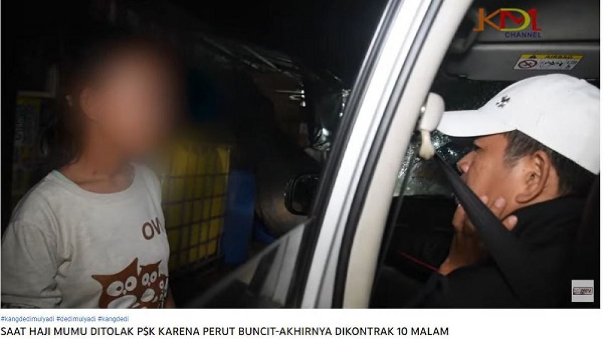 Tangkap layar Dedi Mulyadi saat nawar PSK di Purwakarta. [KANG DEDI MULYADI CHANNEL]