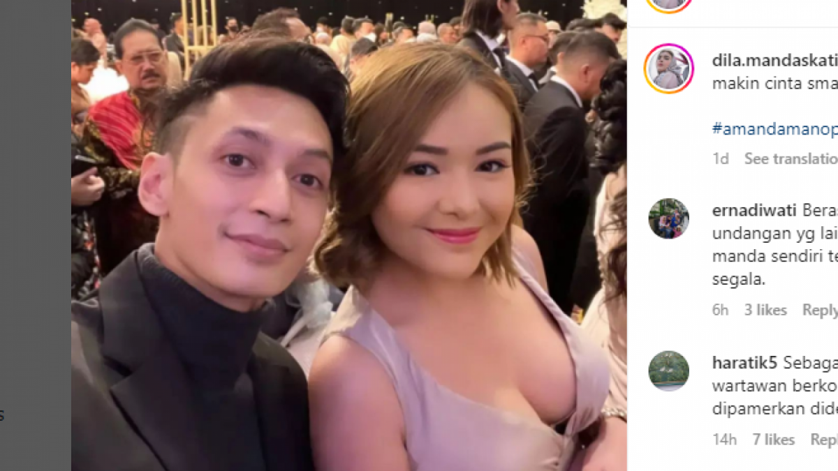 Belahan Dada Sampai Ke Bawah Intip Foto Amanda Manopo Di Pernikahan Glenca Chysara Hot Dan Seksi