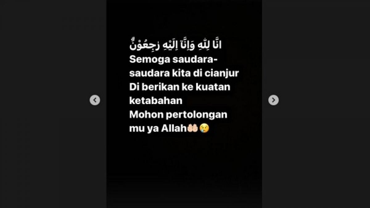 Tangkap layar akun Lesti Kejora. [instagram.com/lestykejora]