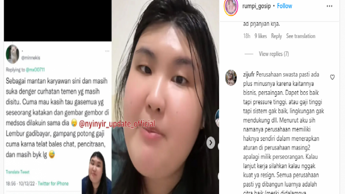 Tangkapan Layar (Instgaram/rumi_gosip)