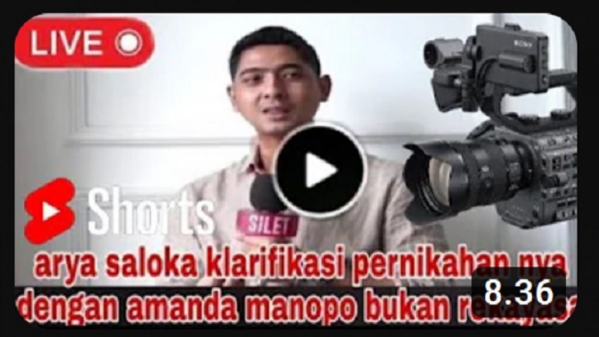 Cek fakta Arya Saloka beberkan bahwa pernikahannya dengan Amanda Manopo bukan rekayasa. [Tangkap layar Youtube Amanda Chanel]