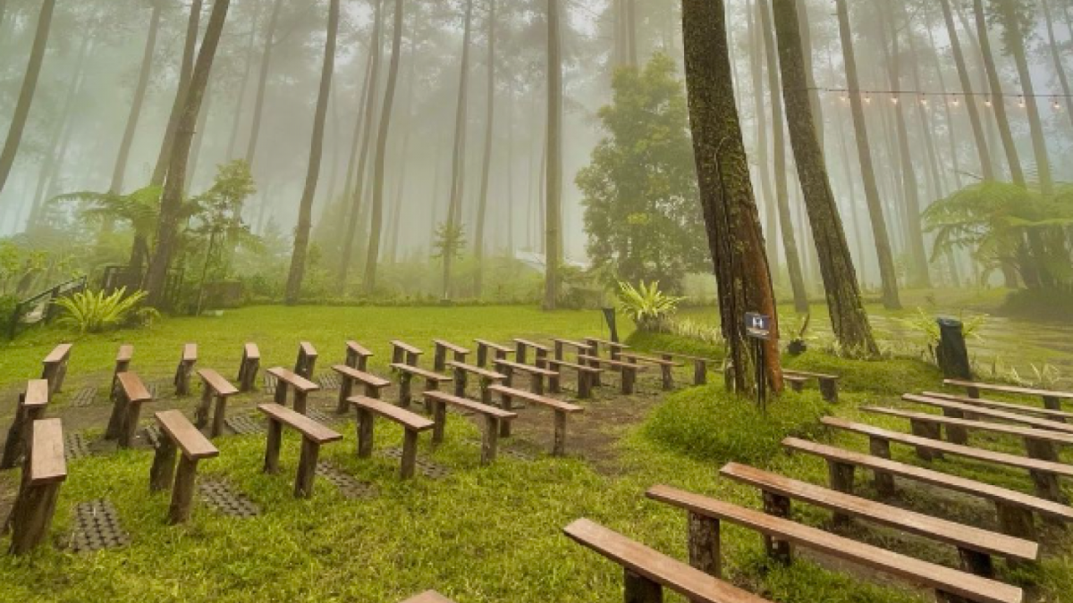 Wisata di Orchid Forest Cikole selain memberi kesegaran untuk mata juga menyajikan suasana romantis. [Instagram/orchidforestcikole]