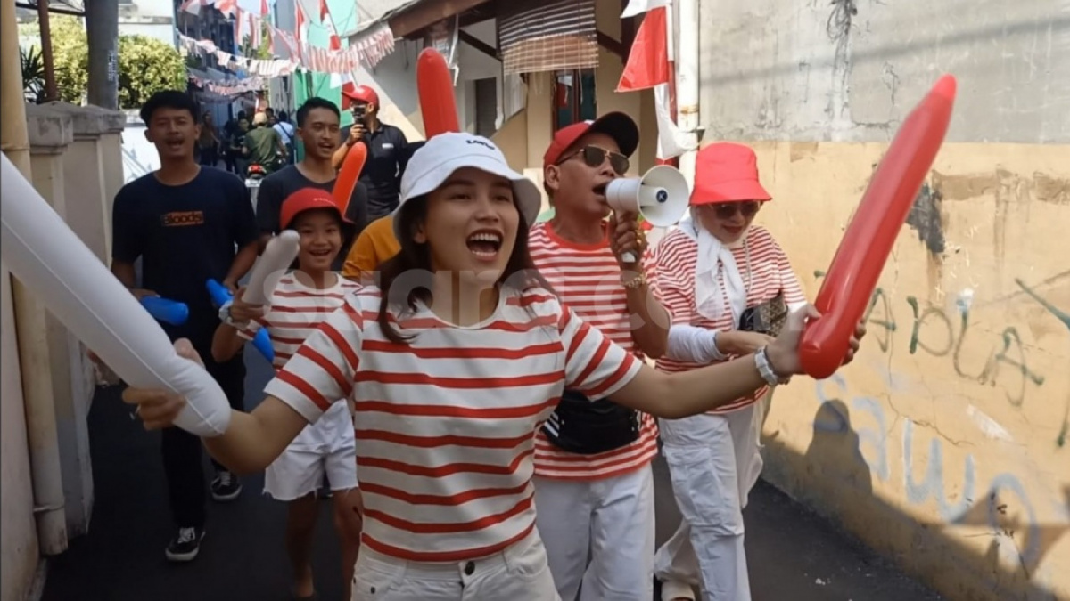 Ayu Ting Ting dan ayahnya, Abdul Rozak [Suara.com/Rena Pangesti]