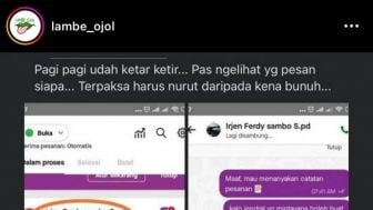 Ferdy Sambo Pesan Nasi Goreng Petai dan Pop Ice Cokelat, Ojol Ketar-ketir Takut Dibunuh