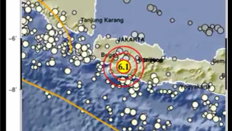 INFO Gempa Bumi 5,8 M di Sukabumi, ini Penjelasan BMKG