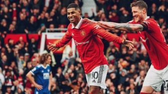 Rashford Tidak Berhenti Mencetak Gol, Manchester United Libas Leicester City di Old Trafford